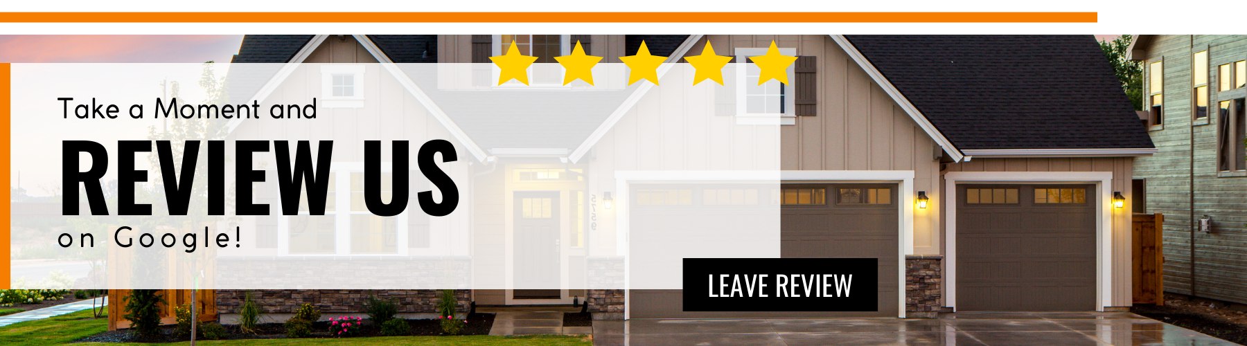 Leave review banner